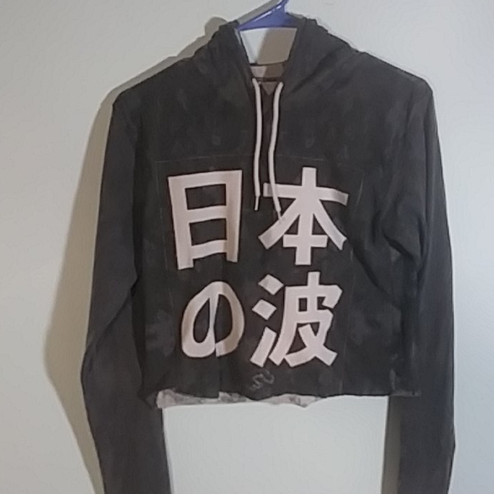 Crop top hoodie